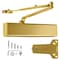 Lawrence Manual, Hydraulic, Door Closer, Heavy Duty Interior and Exterior, Painted Brass LH816-GOLD - alternate 4